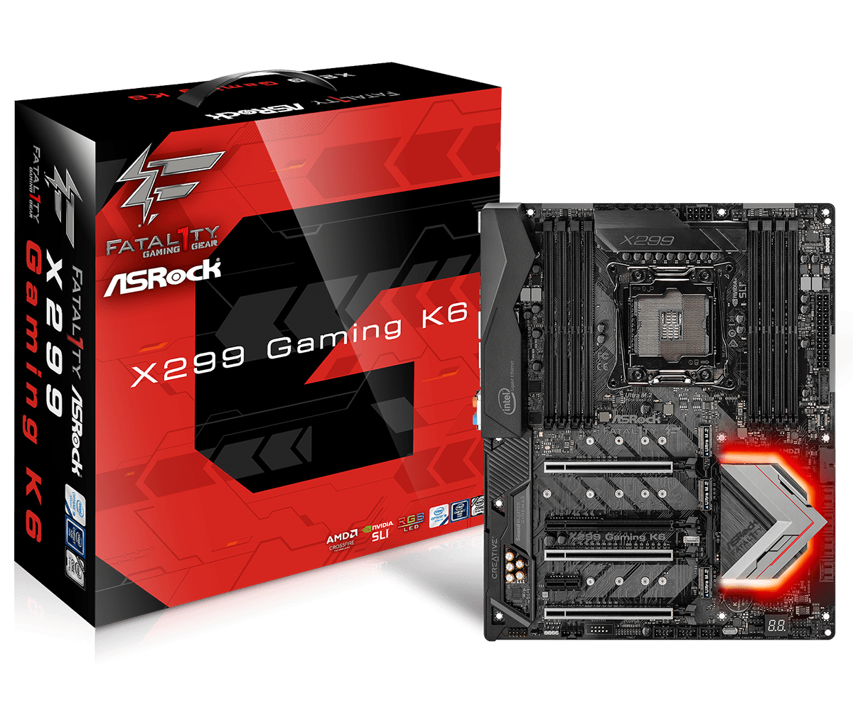 Asrock Fatal1ty X299 Gaming K6 - Motherboard Specifications On